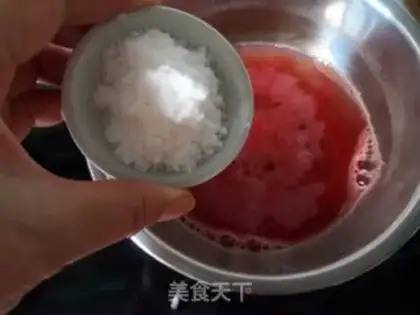 Make Watermelon freeze step 7