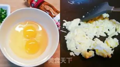 Make Egg sauce noodles step 3