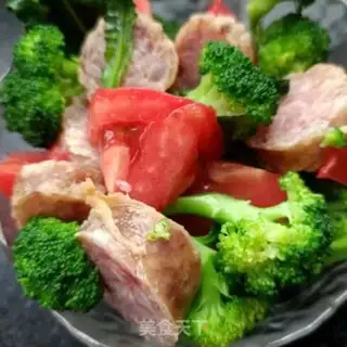Make Orchid salami salad step 9