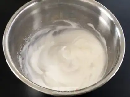Make No water, no sour cream cake step 3