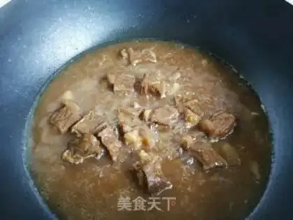 Make Beef fan soup step 0