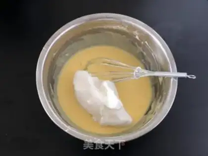 Make No water, no sour cream cake step 4