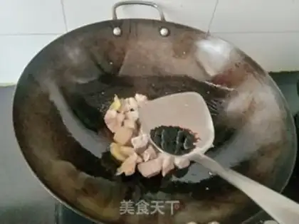 Make A casserole, soy and pork step 6