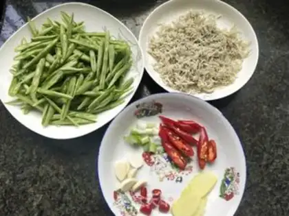 Make Silverfish drys the beans step 2