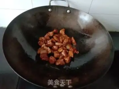 Make A casserole, soy and pork step 8