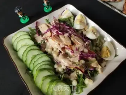 Make Chicken vegetable salad step 7