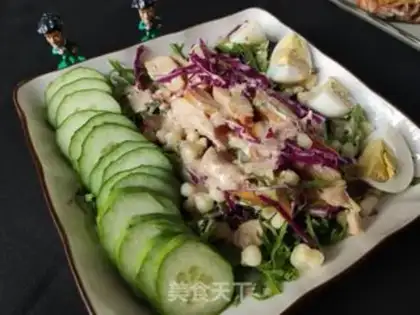 Make Chicken vegetable salad step 8