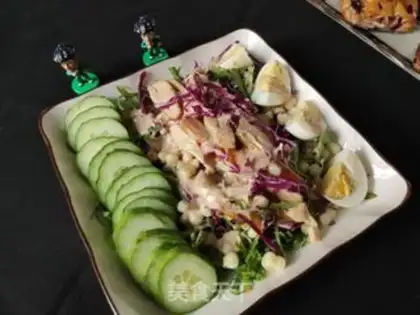 Make Chicken vegetable salad step 9