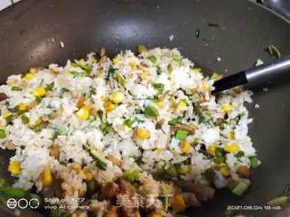 Make Bean-fruit corn pasta step 6