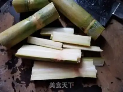 Make Sugar cane rohan fruit step 1
