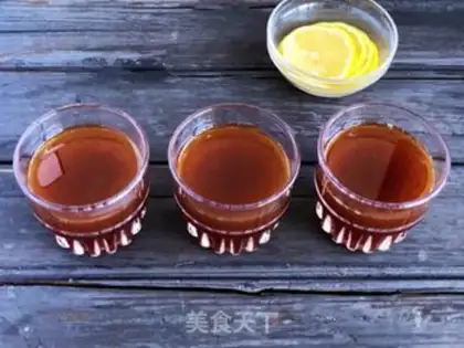 Make Hong Kong lemon tea step 7