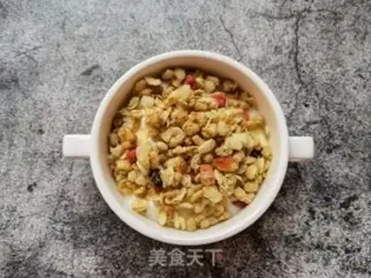 Make Raspberry oatmeal step 5