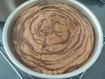 Make Ten inches of zebra cake step 30