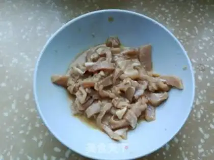 Make cucumber corn fried meat step 0
