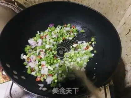Make Time food and rice step 1