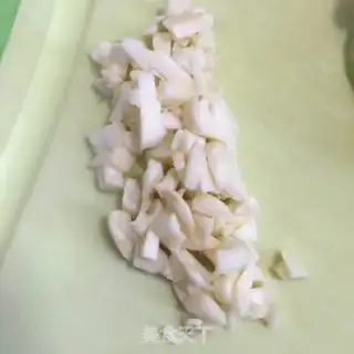 Make Garlic fans burning silk melons step 1