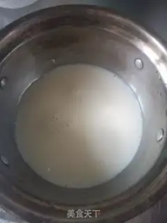 Make Flamingo yogurt pudding step 1