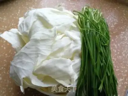 Make Scrambled with beans and powder step 1