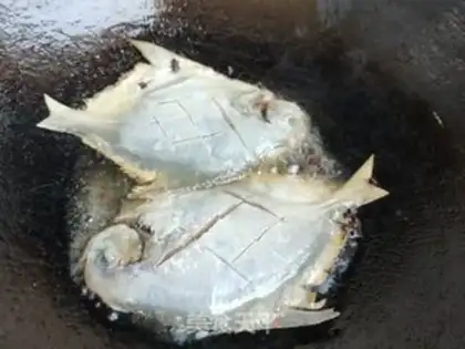 Make Red-burned flatfish step 5