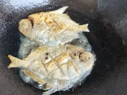 Make Red-burned flatfish step 6