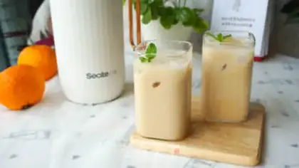 Make Iced milk tea step 7