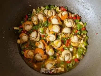 Make Garlic pepper scallops step 12