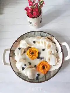 Make Banana mango yogurt step 3