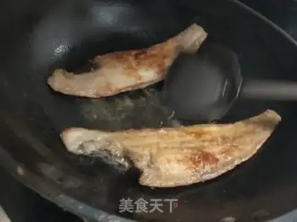 Make Red burning halibut step 2