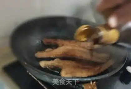 Make Red burning halibut step 5
