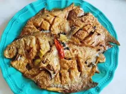 Make Red-burned flatfish step 18