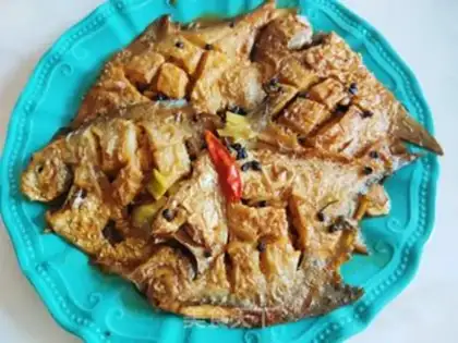 Make Red-burned flatfish step 19