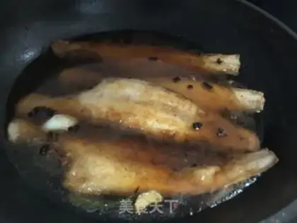Make Red burning halibut step 8