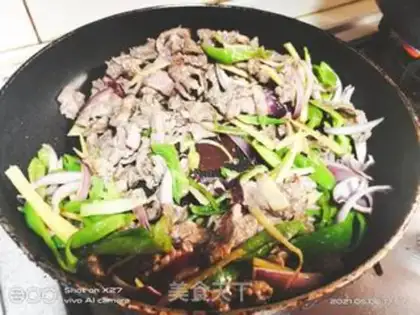 Make Pepper and beef step 5