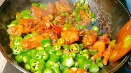 Make Spicy chicken step 9