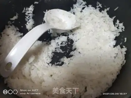Make Corn bacon and fried rice step 1