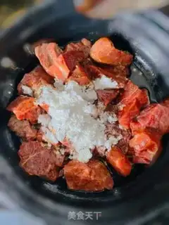 Make Black pepper potato beef step 0