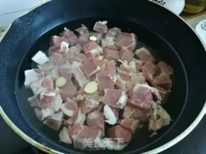 Make Red beef step 1