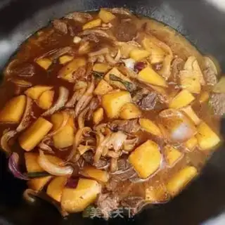 Make Black pepper potato beef step 5