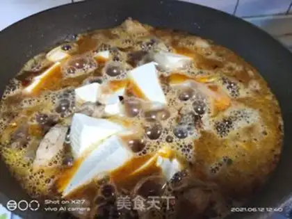 Make Red chicken and tofu step 5
