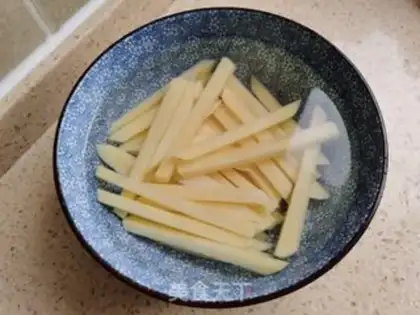 Make No fried fries step 1
