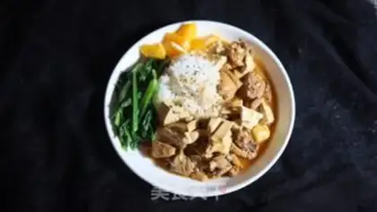Make Red chicken and tofu step 9
