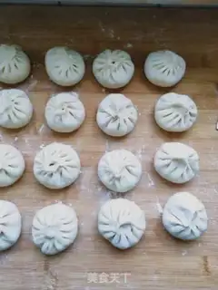 Make Fresh meat buns step 17