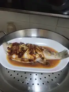 Make Soybeans, steamed bass step 3