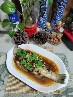 Make Soybeans, steamed bass step 4