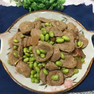 Make Five-flower meatballs and beans step 12