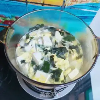 Make Clothes and tofu soup step 12