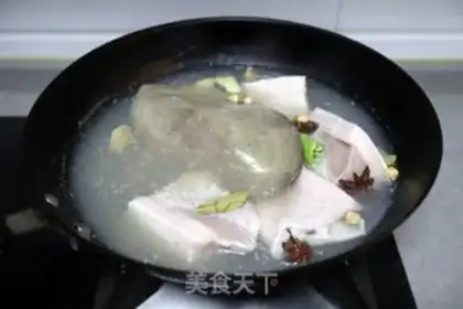 Make Coldly mixed with pig liver step 0