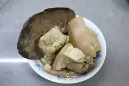 Make Coldly mixed with pig liver step 1