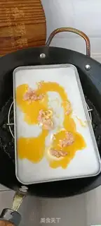 Make Egg sausage powder step 1
