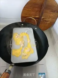 Make Egg sausage powder step 2